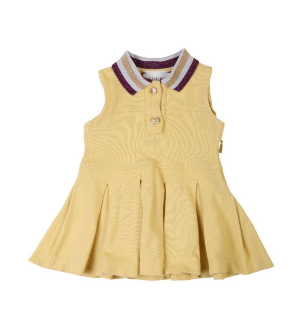 GUCCI ENGLISH YELLOW GG FROCK