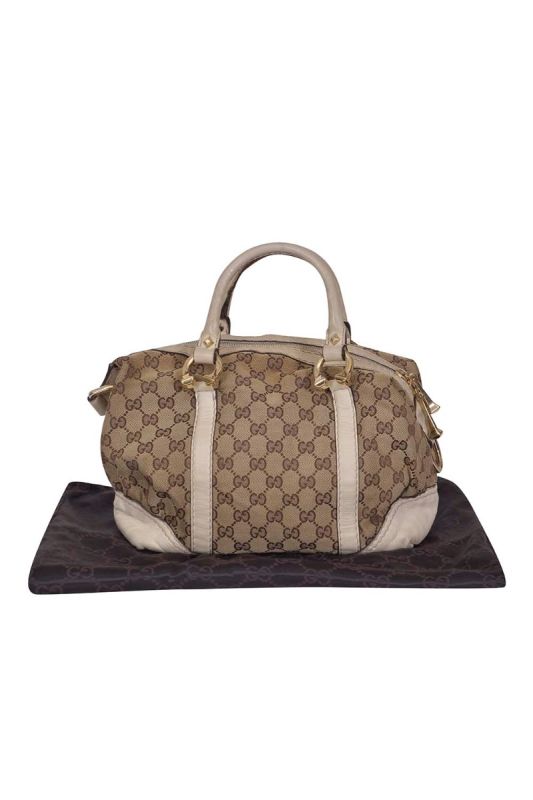Gucci Equestrian Horseshoe Bowler Shoulder Bag