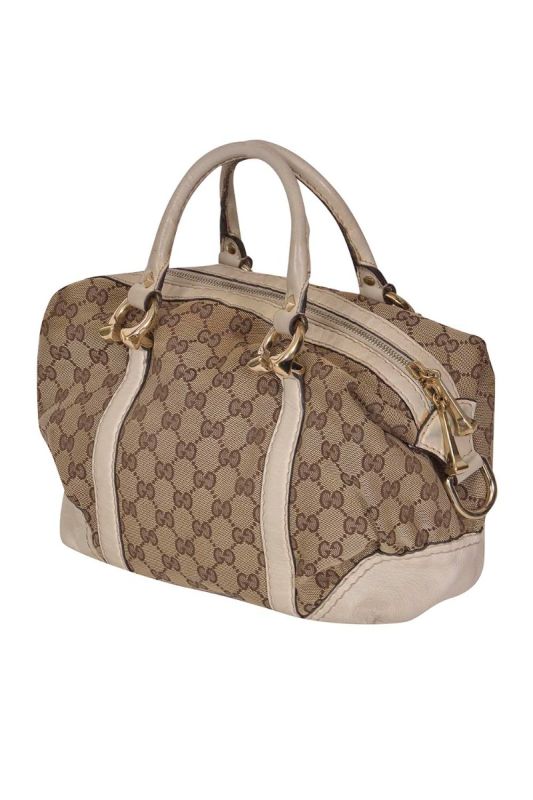 Gucci Equestrian Horseshoe Bowler Shoulder Bag