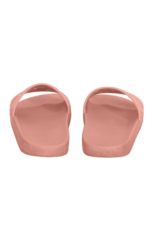 Gucci EU 35 Pink Rubber GG Cut Slider