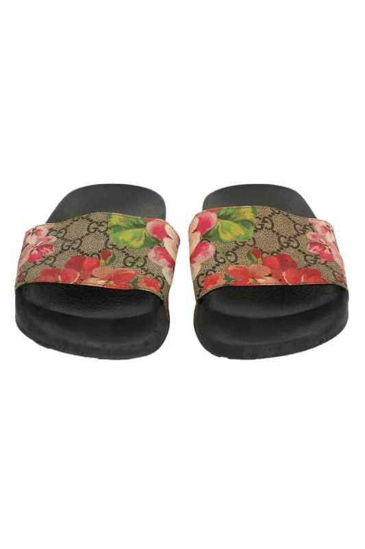 Gucci EU 37 GG Blooms Supreme Slider