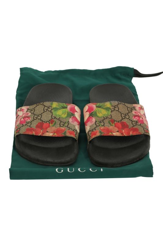 Gucci EU 37 GG Blooms Supreme Slider
