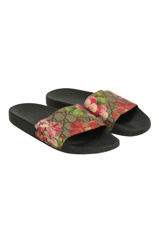 Gucci EU 37 GG Blooms Supreme Slider
