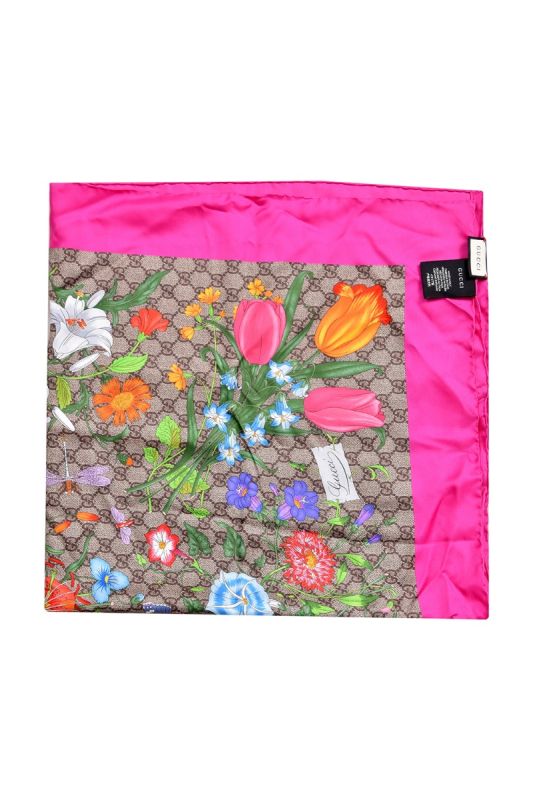Gucci Floral GGMonogram Scarf