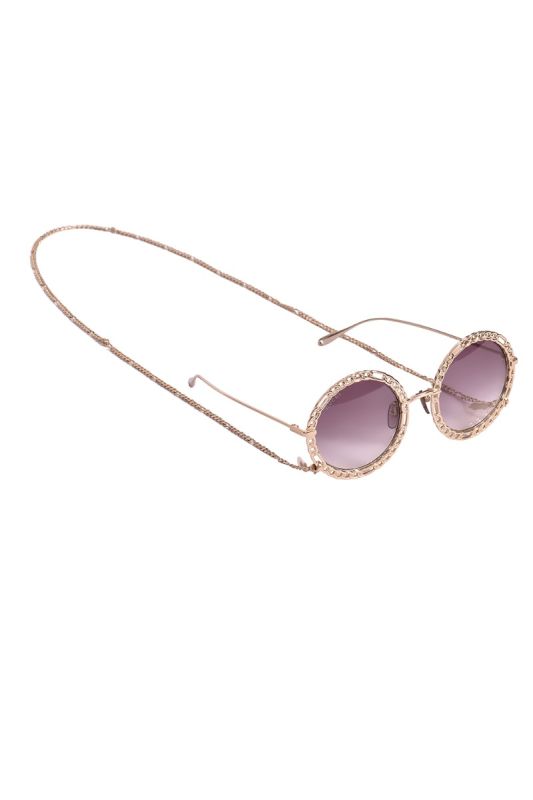 Gucci GG113S 002 Golden Chain Link Sunglasses