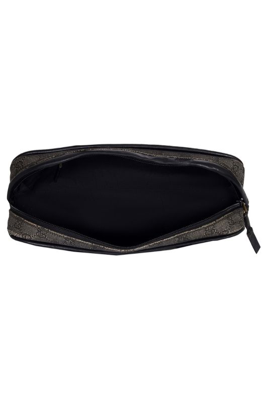 GucciGG Black Canvas Handbag