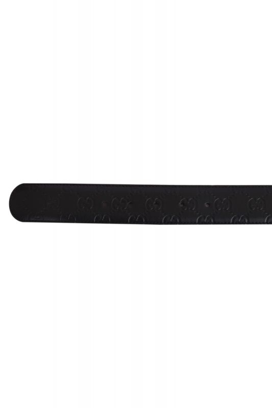 Gucci GG Buckle Leather Belt