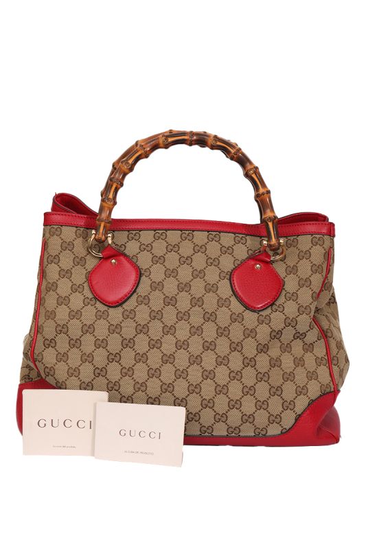 Gucci GG Canvas Diana Handbag