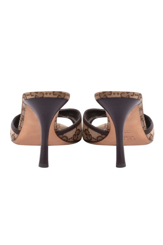 Gucci GG Horsebit Monogram Heels