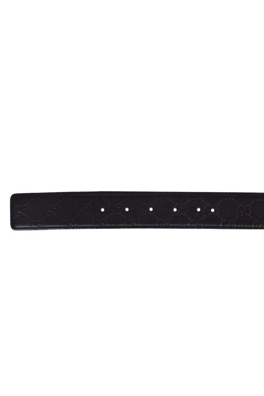 Gucci GG Interlock Buckle Monogram Belt