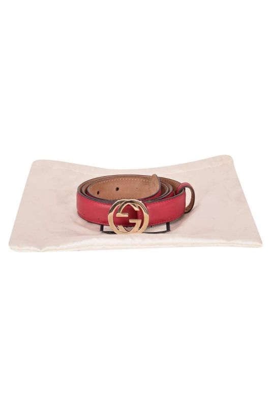 Gucci GG Interlocking Buckle Belt