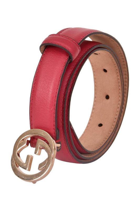 Gucci GG Interlocking Buckle Belt