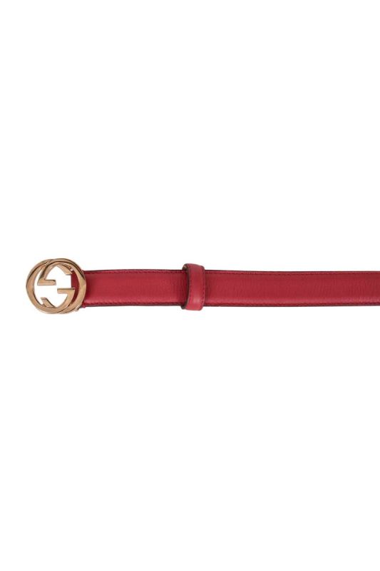 Gucci GG Interlocking Buckle Belt