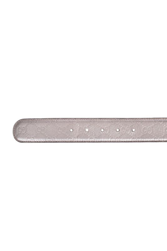 Gucci GG Interlocking Buckle Leather  Belt