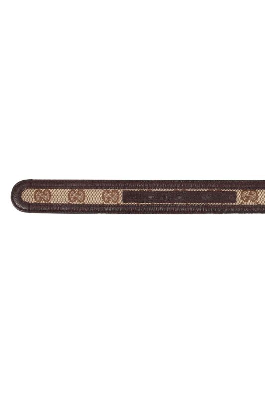 Gucci GG Interlocking Canvas Buckle Belt