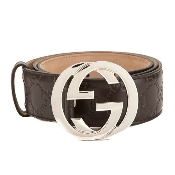 GUCCI GG INTERLOCKING GUCCISSIMA BELT