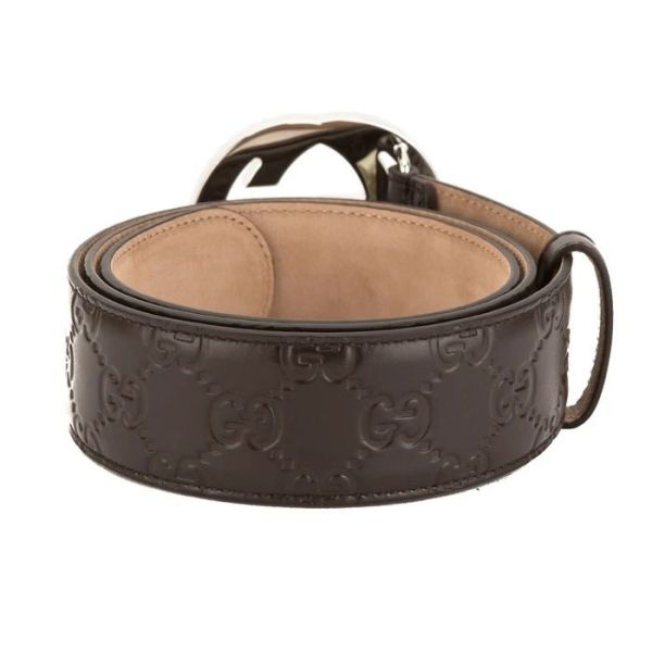 GUCCI GG INTERLOCKING GUCCISSIMA BELT