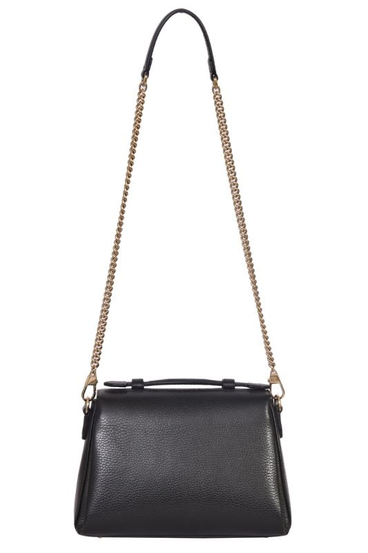 Gucci GG Interlocking Leather Chain Crossbody Bag