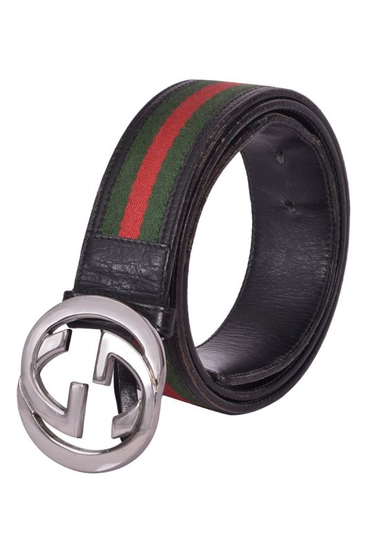 Gucci GG Interlocking Web Buckle Belt RT135-10