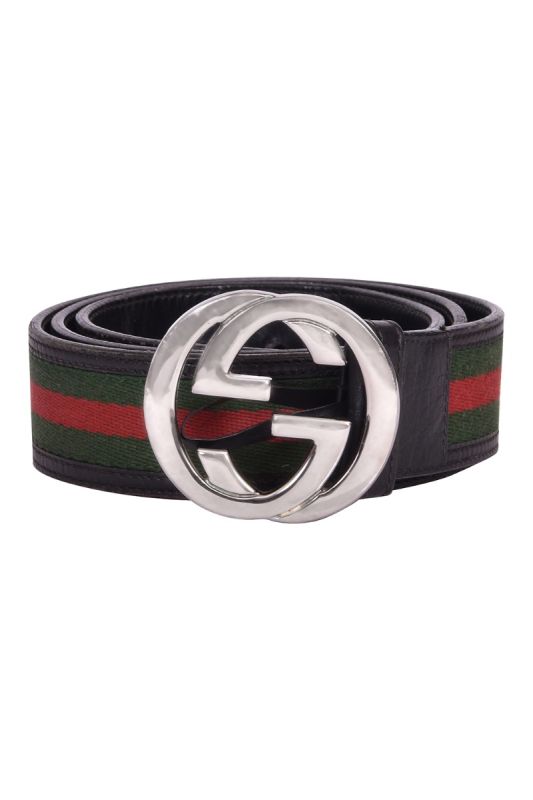 Gucci GG Interlocking Web Buckle Belt RT135-10