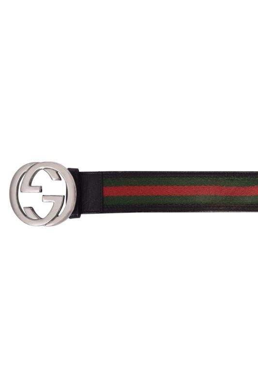 Gucci GG Interlocking Web Buckle Belt RT135-10