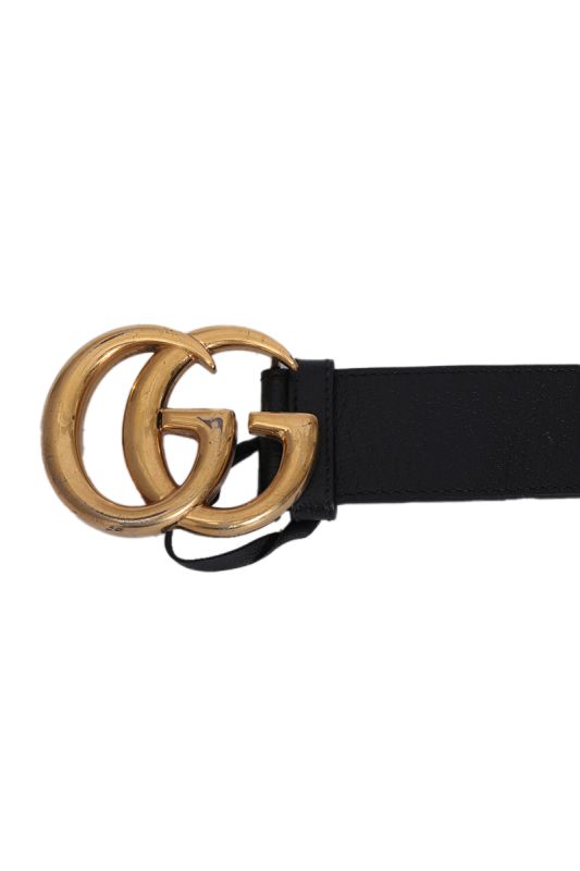 Gucci GG Mamont Golden Buckle Belt