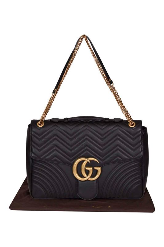 Gucci GG Marmont Large Matelassé Shoulder Bag