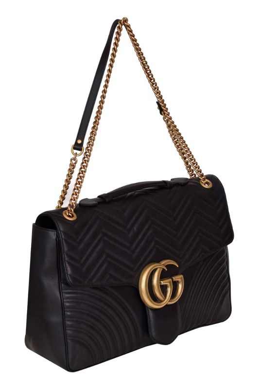 Gucci GG Marmont Large Matelassé Shoulder Bag