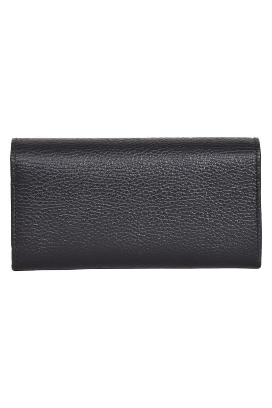 GUCCI GG MARMONT LEATHER CONTINENTAL WALLET