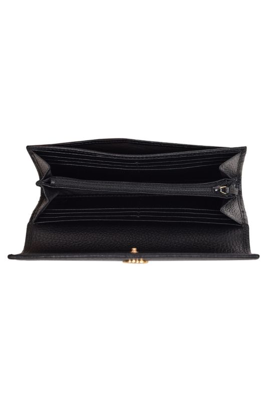 GUCCI GG MARMONT LEATHER CONTINENTAL WALLET