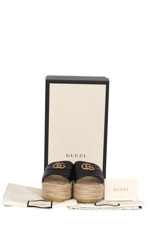 Gucci GG Matelasse EU 38 Wedges