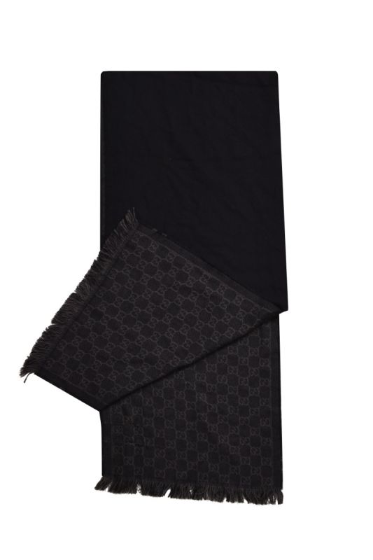 Gucci GG Monogram Black Stole