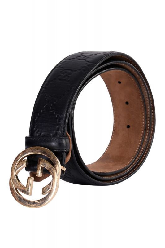 GUCCI GG MONOGRAM BUCKLE BELT