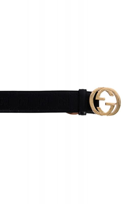 GUCCI GG MONOGRAM BUCKLE BELT