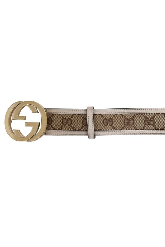 Gucci GG Monogram Canvas Belt RT157-10