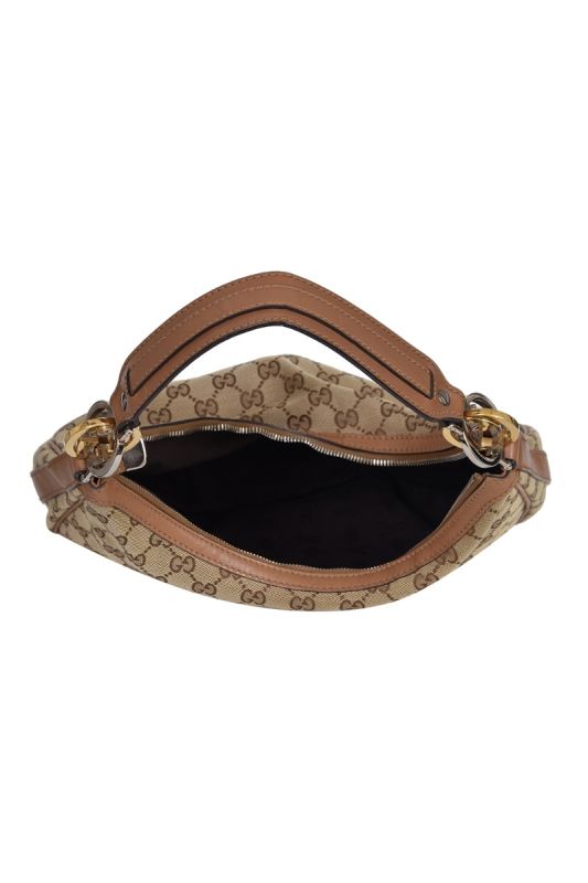 Gucci GG Monogram Canvas Hobo Bag