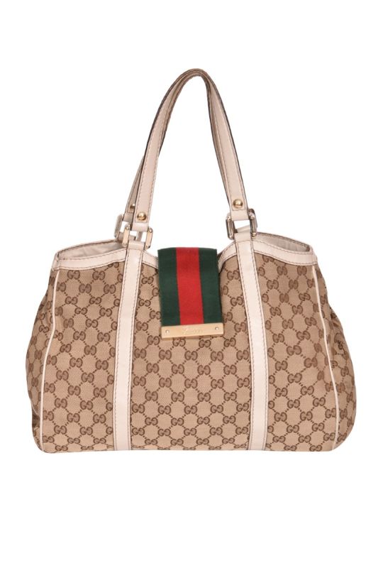 Gucci GG Monogram Canvas New Lady Web Shoulder Bag