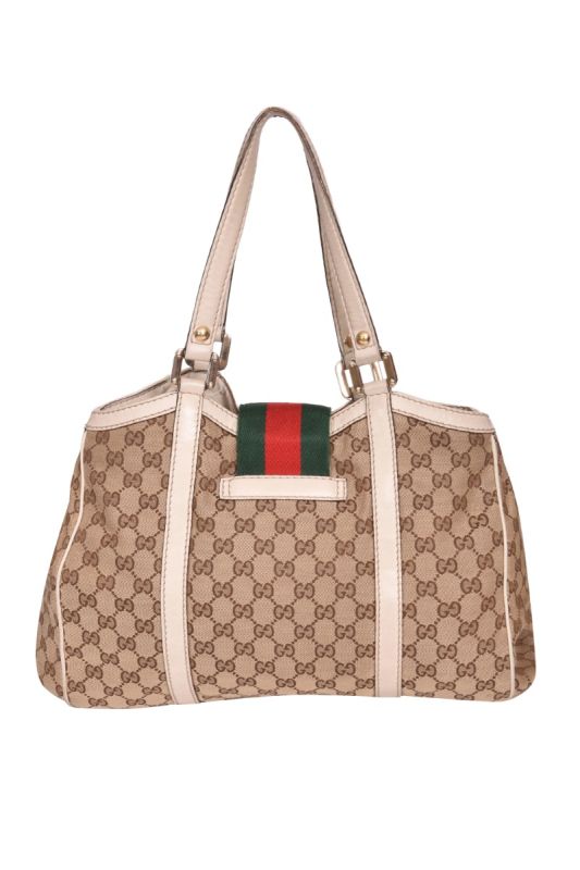 Gucci GG Monogram Canvas New Lady Web Shoulder Bag