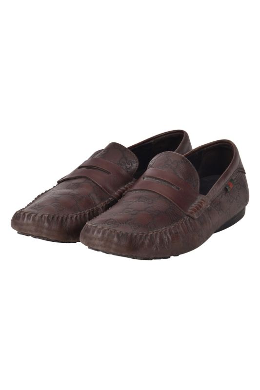 Gucci GG Monogram Loafers