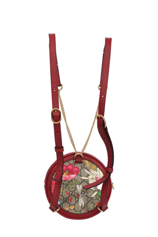Gucci GG Round Floral Backpack