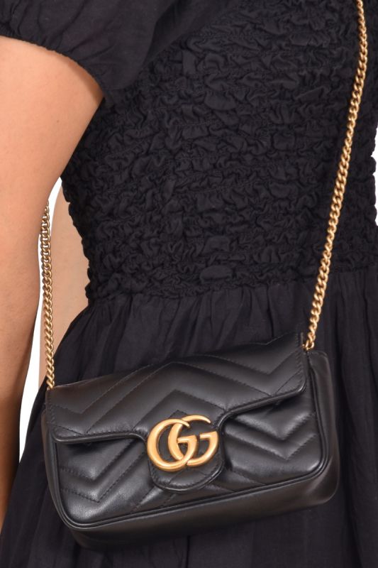 Gucci GG Supermini Marmont Shoulder Bag