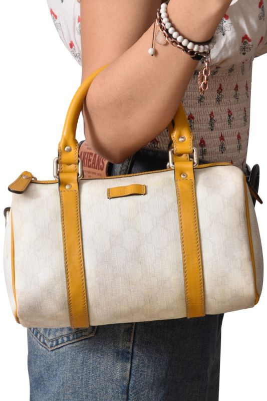 Gucci Gg Supreme Joy Boston Bag