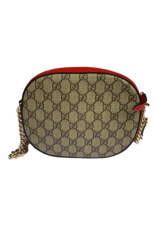 GUCCI GG SUPREME KINGSNAKE CROSSBODY BAG