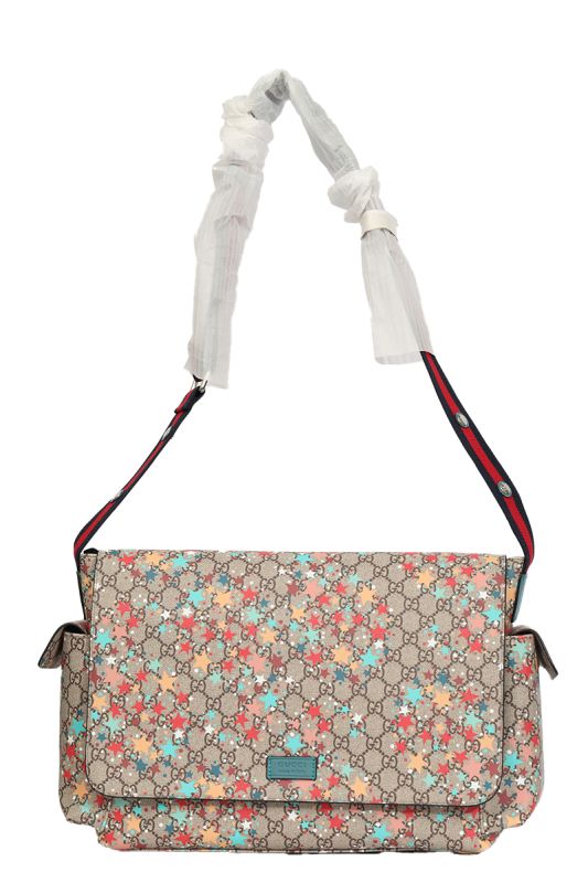 Gucci GG Supreme Monogram Star Print Diaper Multicolour Bag