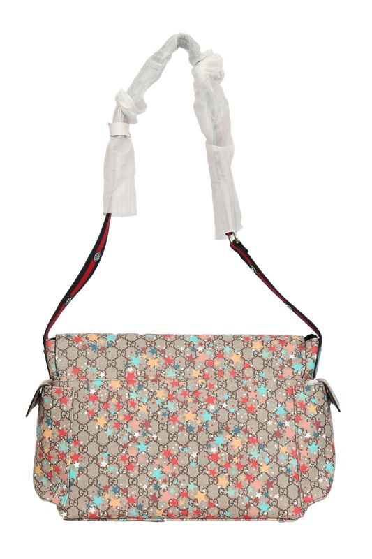 Gucci GG Supreme Monogram Star Print Diaper Multicolour Bag