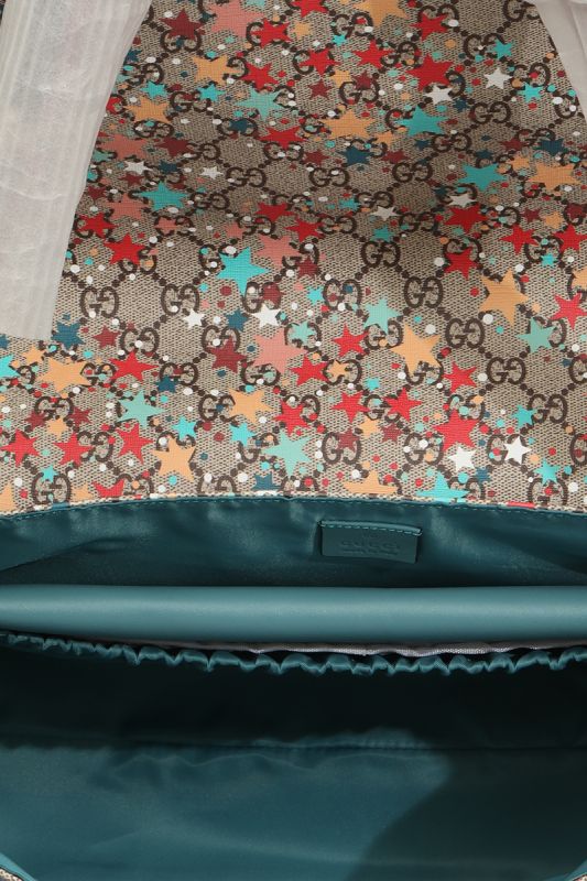 Gucci GG Supreme Monogram Star Print Diaper Multicolour Bag
