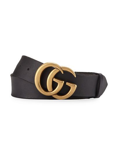 GUCCI GG  WITH DOUBLE G BUCKLE BELT