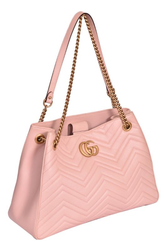 Gucci GG MarmontMatelasse Medium Leather Tote Bag