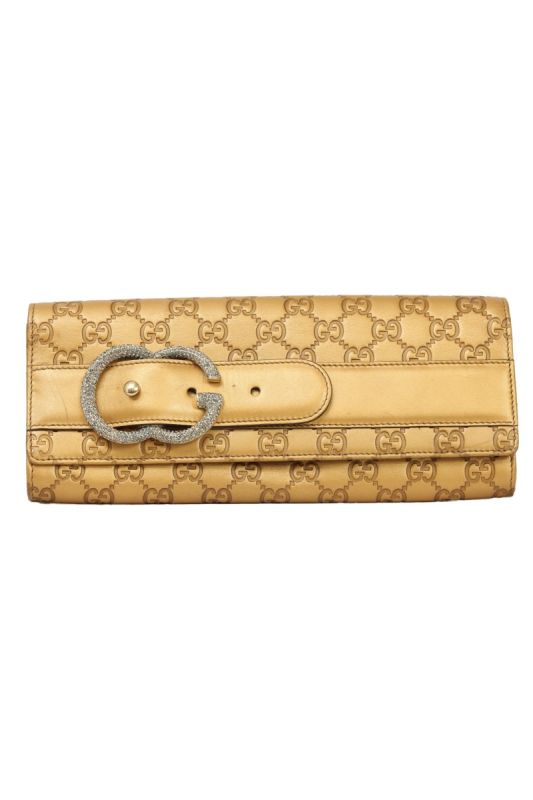 Gucci Gold Broadway Golden Clutch