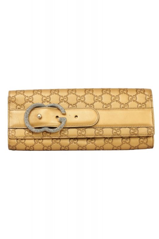 Gucci Gold Broadway Golden Clutch RT179-10